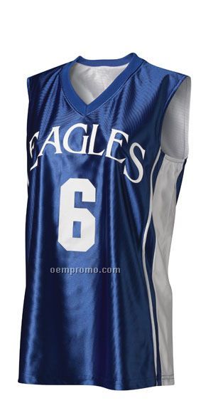 Nw1003 Women's Reversible Dazzle Muscle Basketball Jersey
