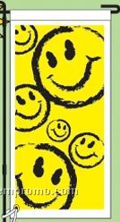 Stock Ground Replacement Banner (Smiley Faces) (14"X30")