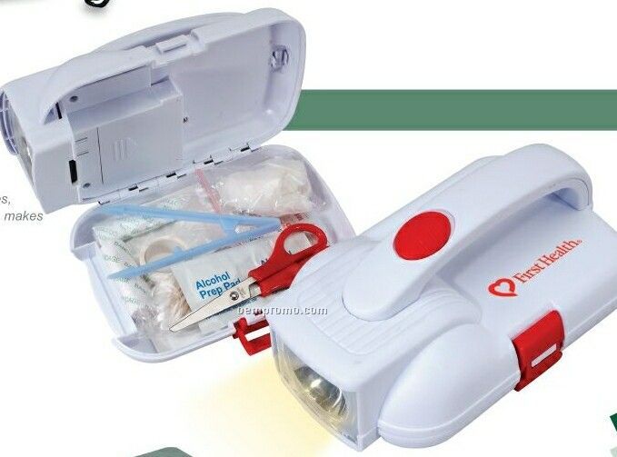 First Aid Kit & Emergency Flashlight