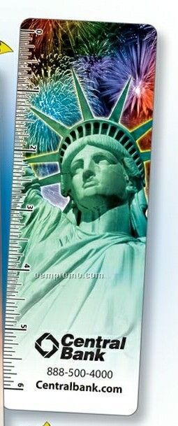 Lenticular Flip Image Bookmark/Rulers (Custom)