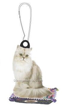 Persian Cat Zipper Pull