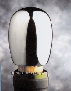 Silver Pearl Chrome Metal Bottle Stopper