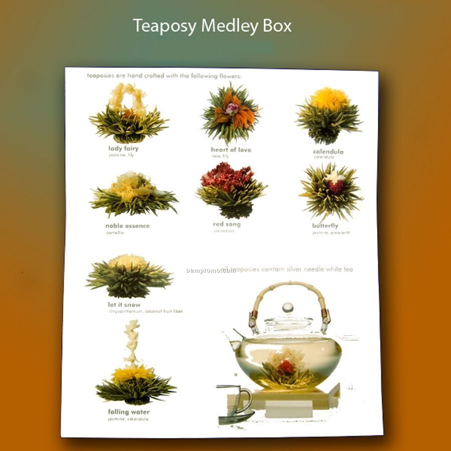 Teaposy Medley Box Of Flowering Teas
