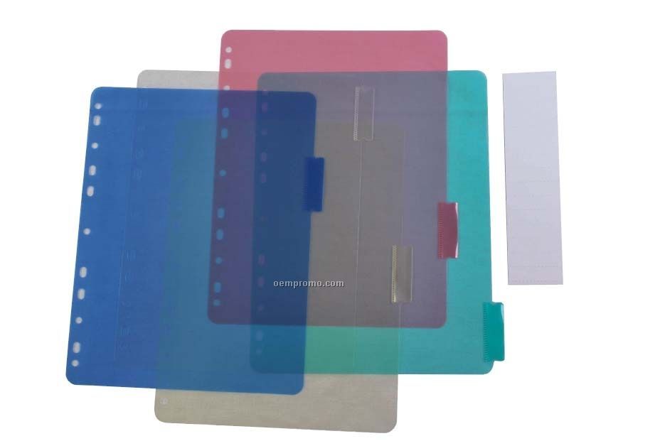 Assorted Pack 5 Tab Binder Index Tabs