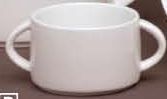 Concavo Porcelain Soup Cup
