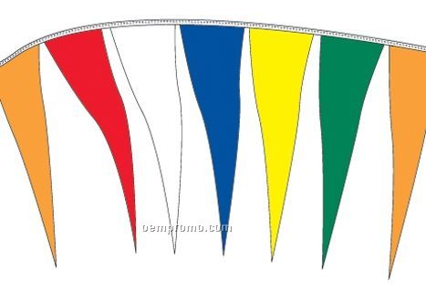 60' Regular Icicle Pennants W/ 40 Per String - Assorted