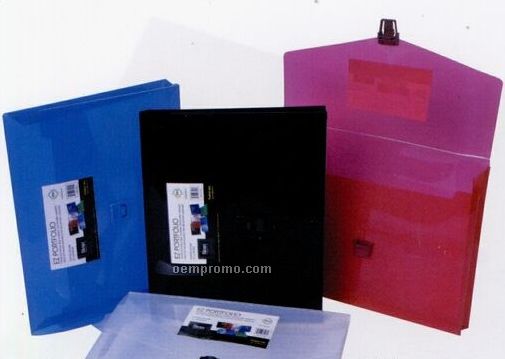 Assorted Pack Translucent Ez Portfolio (12 1/2
