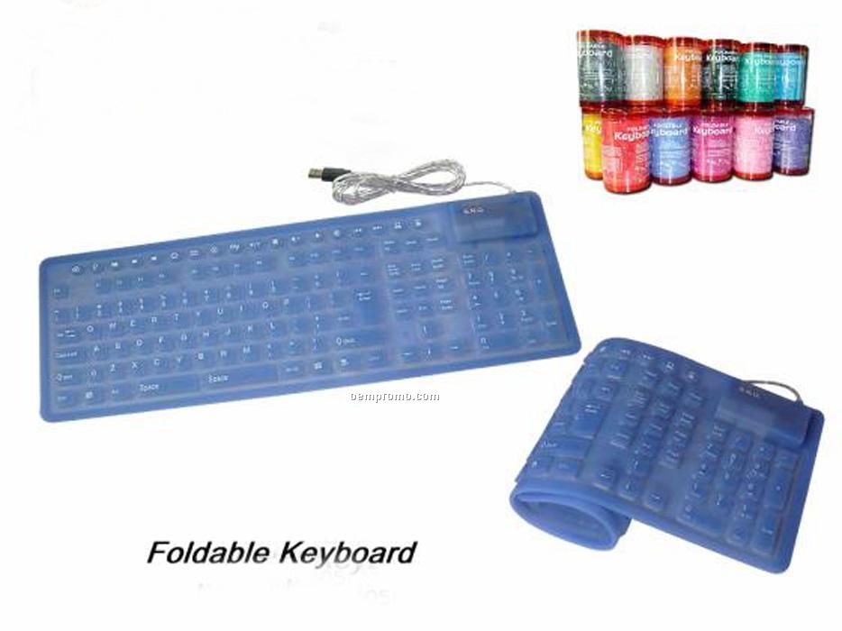 Flexible Roll Up Silicone Keyboard