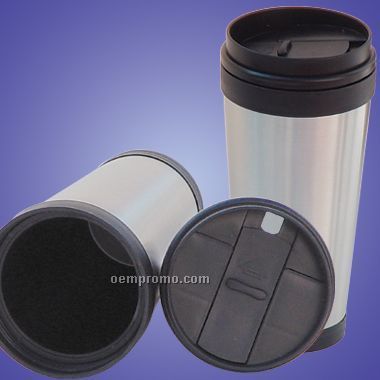 16 Oz Steel Drum Thermo Cup (Screened)