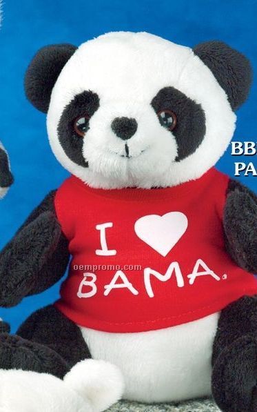 7" Nature Pal Stuffed Panda Bear
