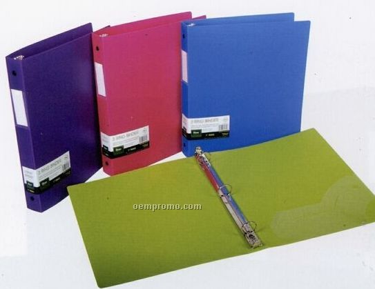 Neon Hot Pink 3-ring Binder With 1" Ring