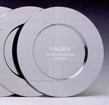 Nickel Plated Round Tray (13")