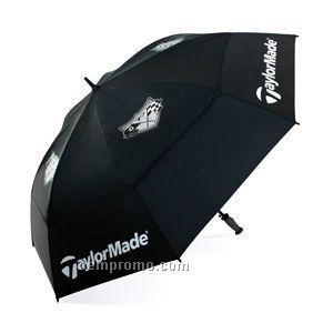 Taylormade Tp 68" Auto Open Double Canopy Golf Umbrella