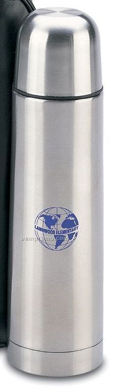 16 Oz. Stainless Steel Vacuum Flask W/ Carrying Case