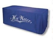 6' Four Sided Nylon Table Cover W/ 1 Color Imprint