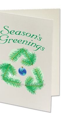 Holiday Cards - Season's Greenings (Recycle)