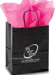 Hot Stamped Claycoated Paper Shopping Bag (16"X6"X19")