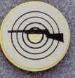 Medallions Stock Kromafusion Lapel Pin (Rifle Target)