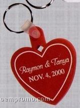 Soft Squeeze Key Tag - Heart