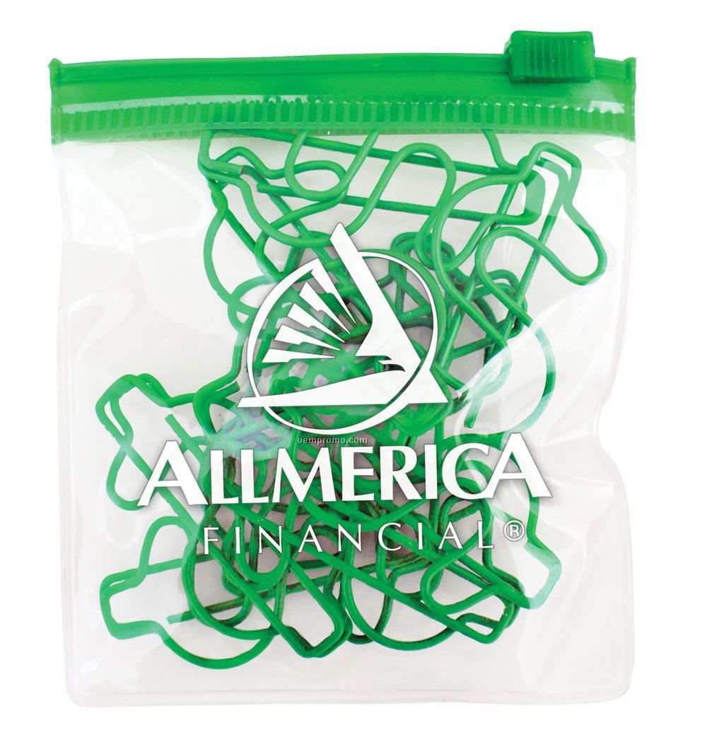Dollar Sign Paper Clips In A Bag