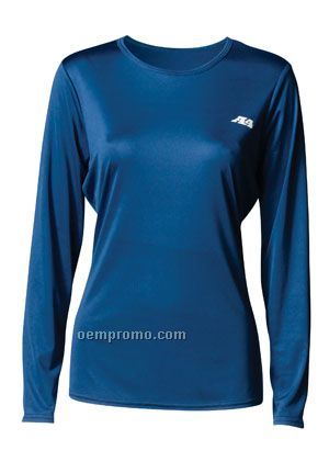 Nw3002 Women's Long Sleeve Cooling Performance Crew