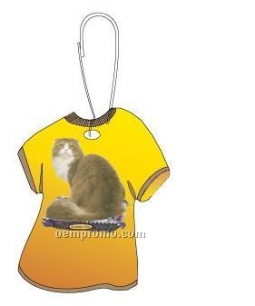 Scottish Fold Cat T-shirt Zipper Pull