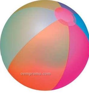 16" Inflatable Opaque Rainbow Shaded Beach Ball