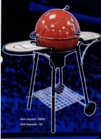 18" Basketball Charcoal Grill W/ Stand