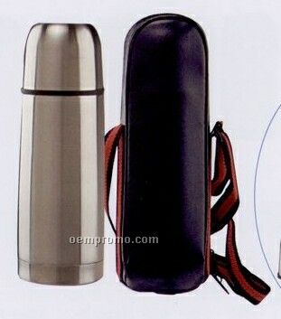 12 Oz. Double Wall Stainless Steel Thermal Bottle W/ Carrying Case