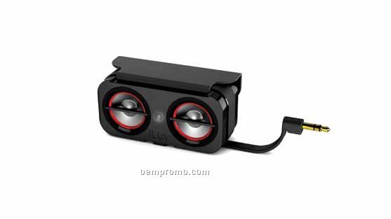 Iluv - Audio Systems Portable Mini Stereo Speaker - Black