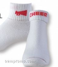 Pizzazz Flip-down Cheer Sock - Youth/Adult