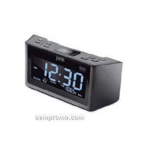Jwin Dual Alarm Clock With AM/FM Radio