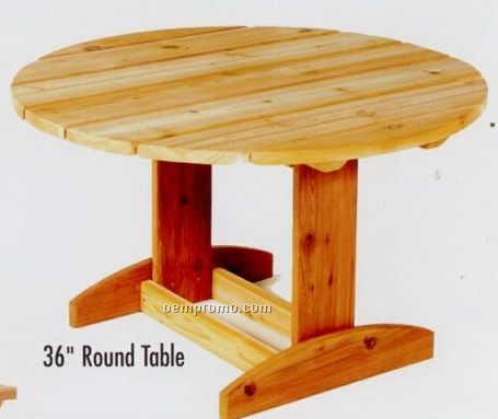 Round Trestle Table