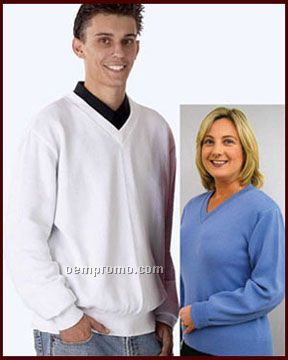 V-neck Long Sleeve V-neck Pullover: Men/Unisex:xs-8xl, Acrylic