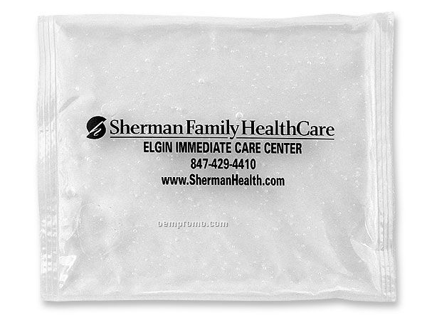 Clear Stay - Soft Gel Pack With Black, Blue Or Red Surface Imprint (6"X8")