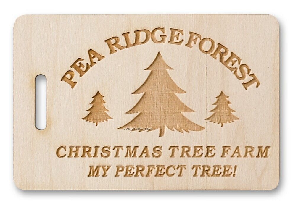 Rectangle Camp Fire Wood Tags (2"X3")