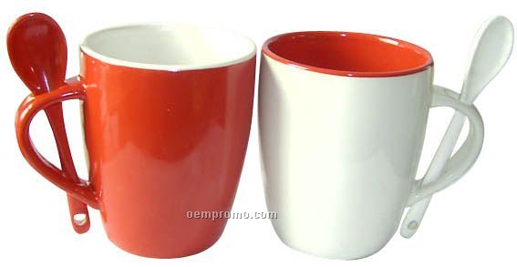 The Ceramic Lover Mug W/Spoon