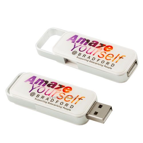 Carico Retractable USB Flash Drive - 128mb
