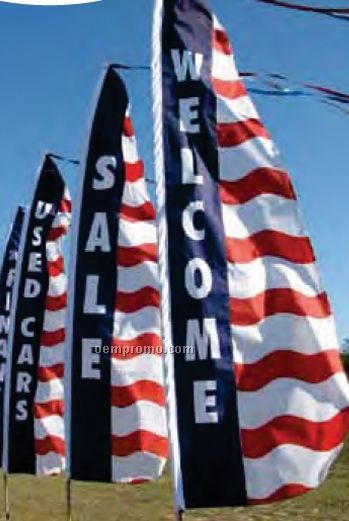 Feather Dancer Stock Slogan Flag Kit - Open House