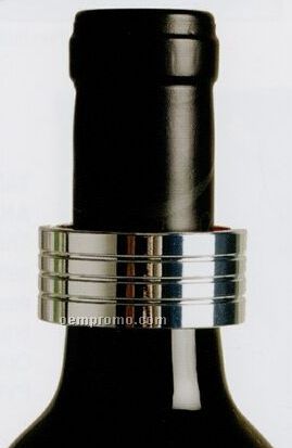 Silver Plated Brass Wine Drip Collar
