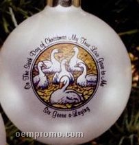 Twelve Days Of Christmas Ornaments - 6th Day