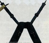 Black Gi Style Military H Type Lc-1 Suspenders