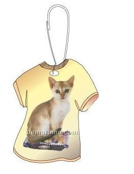 Singapura Cat T-shirt Zipper Pull