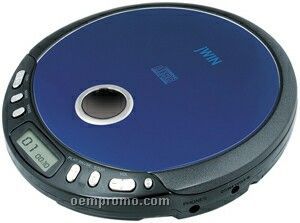 Compact Personal CD Player W Hp Blue