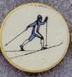 Medallions Stock Kromafusion Lapel Pin (Ski Cross Country)