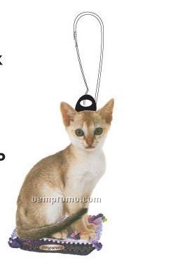 Singapura Cat Zipper Pull