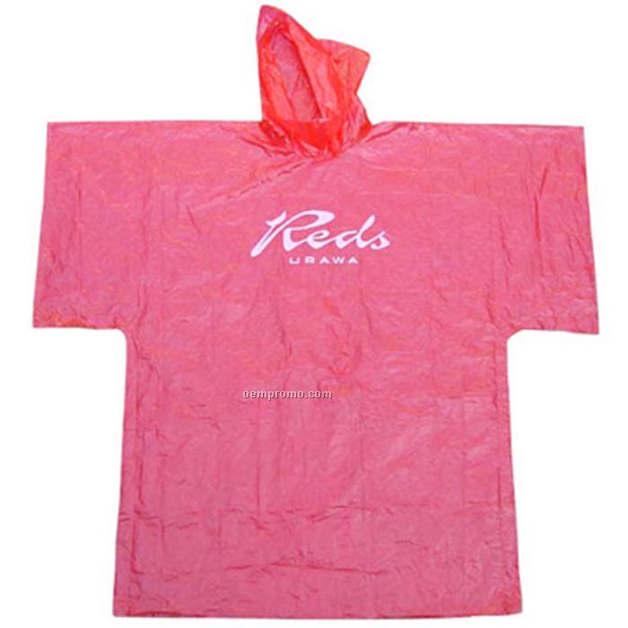 Disposable Raincoat - Pink