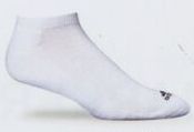 Men's Comfort Low Cotton/Spandex Single Socks /Size 9 To 12/ White