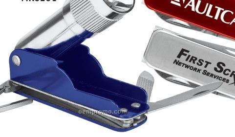 Mini Mate Multi Tool W/ LED Flashlight Keychain