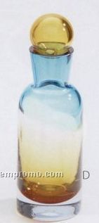 Waterford Evolution Coastal Hues Turquoise & Amber Decanter